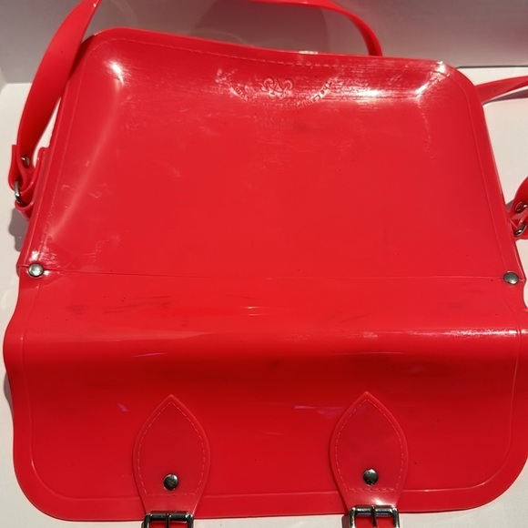 Melissa x The Cambridge Satchel Company Bag Neon Pink - Berry Smell - Picture 10 of 16